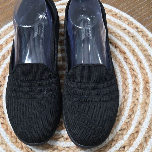 Skechers AirCooled Black Archfit Sneakers, Size 7.5 - Picture 3 of 10